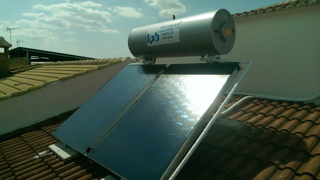 instalación de placa solar de IPB